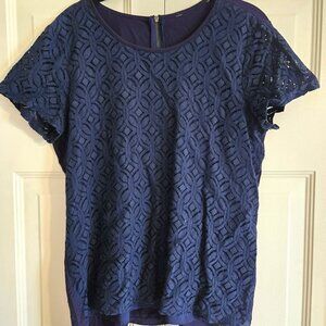 Blue Lace Shirt